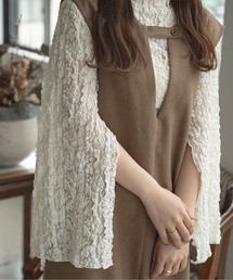 Ambre Ciel | アソート袖スリットレーストップス／【WEB/EC限定商品】(Tシャツ/カットソー)