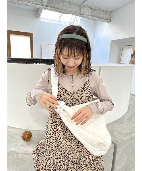 JUMELLE（ジュメロ）の「BIGショルダーバッグ（ショルダーバッグ・レディース・アイボリー・FREE）」の20枚目の写真