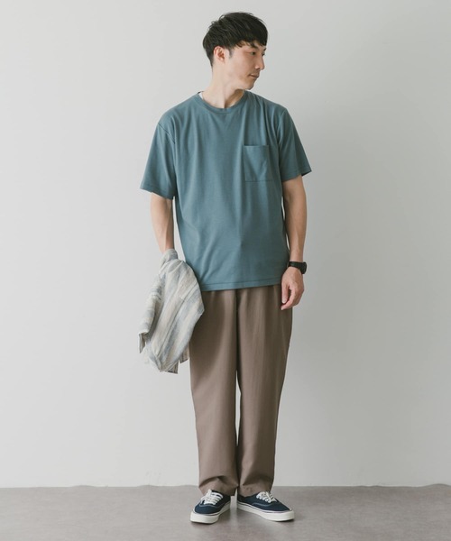セール】『イージーケア』『毛玉防止』ポンチポケットTシャツ（T