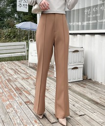 ABITOKYO | 2wayセンターピンタック裾ファスナースリットセミワイドパンツ(その他パンツ)