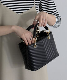 AULENTTI | 【AULENTTI/オーレンティ】キルティングハンドルバッグ(ショルダーバッグ)