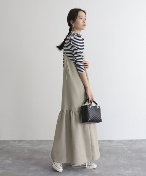 AULENTTI(オウレンティ)の「【AULENTTI/オーレンティ】キルティングハンドルバッグ(ショルダーバッグ・レディース・ベージュ/ブラック・FREE)」の13枚目の写真