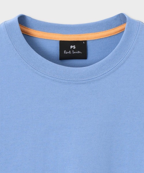 PS Paul Smith(ピーエスポールスミス)の「“Sports Stripe Zebra” ワンポイントTシャツ / 132506 011R(Tシャツ/カットソー・メンズ・ネイビー/ダークオリーブ/オレンジ/ライトグリーン/ホワイト/ライトブルー/ブラック・SMALL/MEDIUM/LARGE/X-LARGE/XX-LARGE)」の14枚目の写真