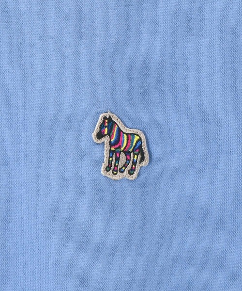 PS Paul Smith(ピーエスポールスミス)の「“Sports Stripe Zebra” ワンポイントTシャツ / 132506 011R(Tシャツ/カットソー・メンズ・ネイビー/ダークオリーブ/オレンジ/ライトグリーン/ホワイト/ライトブルー/ブラック・SMALL/MEDIUM/LARGE/X-LARGE/XX-LARGE)」の15枚目の写真