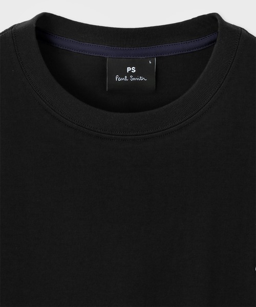 PS Paul Smith(ピーエスポールスミス)の「“Sports Stripe Zebra” ワンポイントTシャツ / 132506 011R(Tシャツ/カットソー・メンズ・ネイビー/ダークオリーブ/オレンジ/ライトグリーン/ホワイト/ライトブルー/ブラック・SMALL/MEDIUM/LARGE/X-LARGE/XX-LARGE)」の17枚目の写真