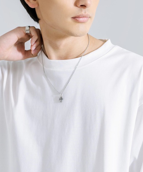 Rocky Monroe（ロッキーモンロー）の「ステンレスチェーン×合金チャームネックレス（ネックレス・メンズ・E/B/F/D/A/C・FREE）」の4枚目の写真