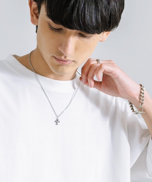 Rocky Monroe（ロッキーモンロー）の「ステンレスチェーン×合金チャームネックレス（ネックレス・メンズ・E/B/F/D/A/C・FREE）」の12枚目の写真