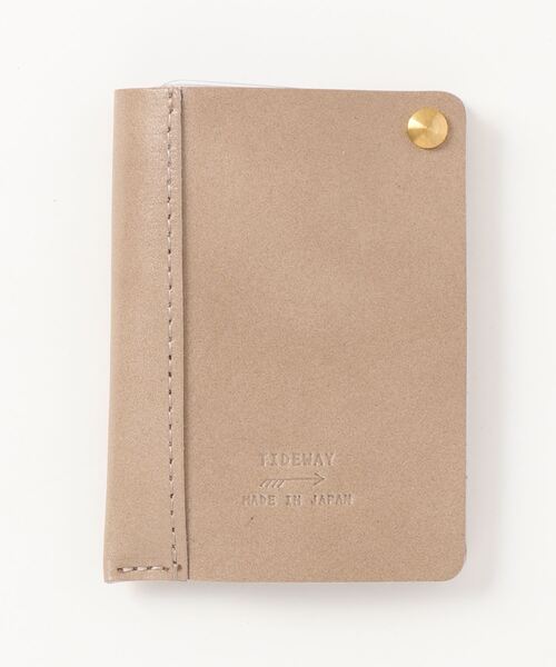 TIDEWAY（タイドウェイ）の「LIGHT LEATHER CARD CASE（カードケース・レディース・ブラウン/チョコ/アッシュグレー/ブラック/キャメル・FREE）」の3枚目の写真