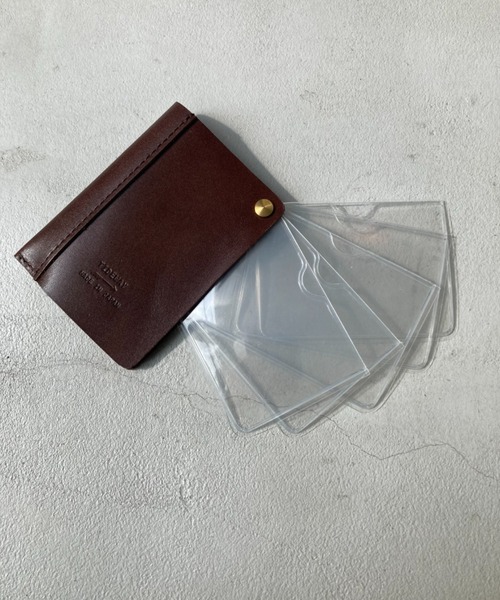 TIDEWAY（タイドウェイ）の「LIGHT LEATHER CARD CASE（カードケース・レディース・ブラウン/チョコ/アッシュグレー/ブラック/キャメル・FREE）」の6枚目の写真