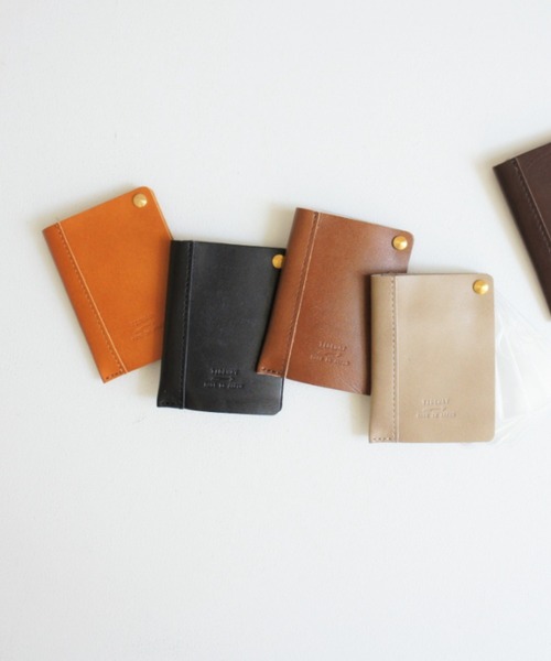 TIDEWAY（タイドウェイ）の「LIGHT LEATHER CARD CASE（カードケース・レディース・ブラウン/チョコ/アッシュグレー/ブラック/キャメル・FREE）」の7枚目の写真