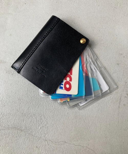 TIDEWAY（タイドウェイ）の「LIGHT LEATHER CARD CASE（カードケース・レディース・ブラウン/チョコ/アッシュグレー/ブラック/キャメル・FREE）」の9枚目の写真