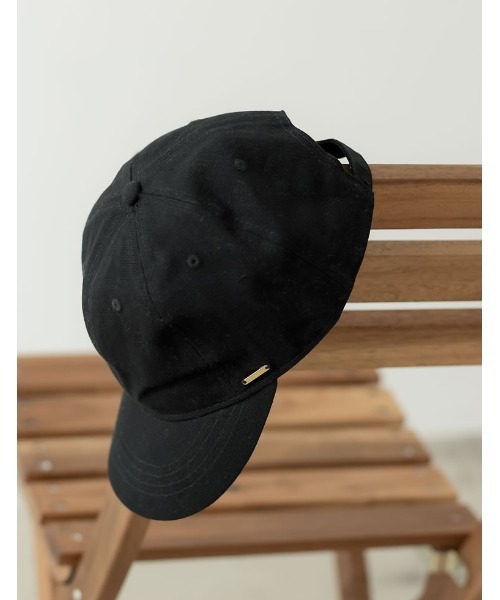 Re:EDIT（リエディ）の「ゴールドモチーフキャップ（キャップ・レディース・ブラック/イエロー/ブルー系その他/アイボリー・FREE）」の3枚目の写真