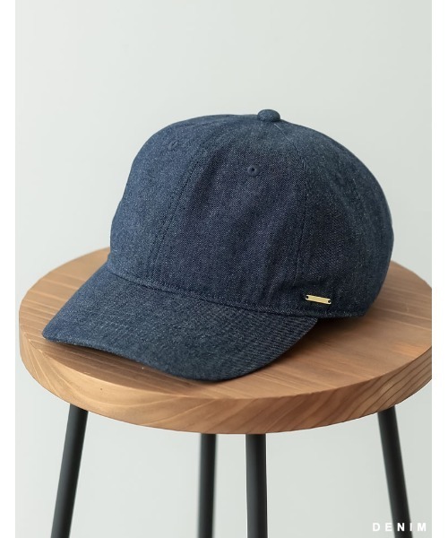 Re:EDIT（リエディ）の「ゴールドモチーフキャップ（キャップ・レディース・ブラック/イエロー/ブルー系その他/アイボリー・FREE）」の9枚目の写真