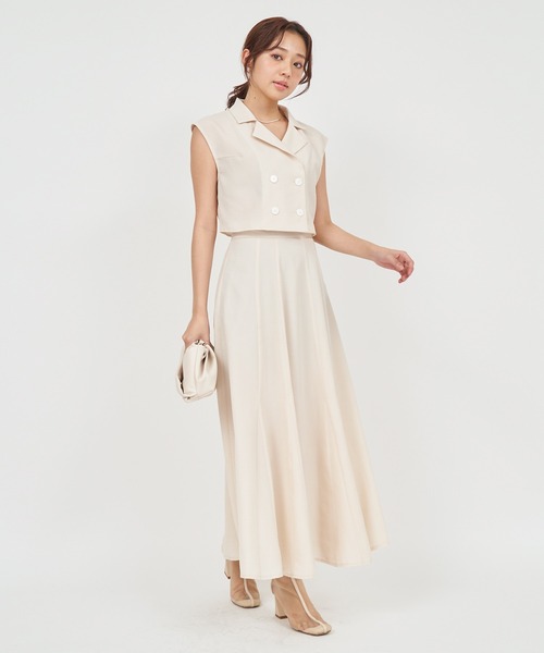 ROYAL PARTY（ロイヤルパーティー）の「リネン風フレンチスリーブブラウス（シャツ/ブラウス・レディース・グリーン/ブラック/オフホワイト・FREE）」の20枚目の写真