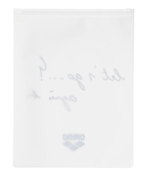 agnes b.（アニエスベー）の「【ユニセックス】AI23 SAC ARENA agnes b. x arena プルーフバッグ LET'S GO（エコバッグ/サブバッグ・レディース・ホワイト・FREE）」の4枚目の写真