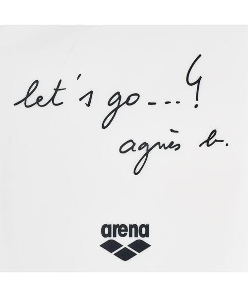 agnes b.（アニエスベー）の「【ユニセックス】AI23 SAC ARENA agnes b. x arena プルーフバッグ LET'S GO（エコバッグ/サブバッグ・レディース・ホワイト・FREE）」の5枚目の写真