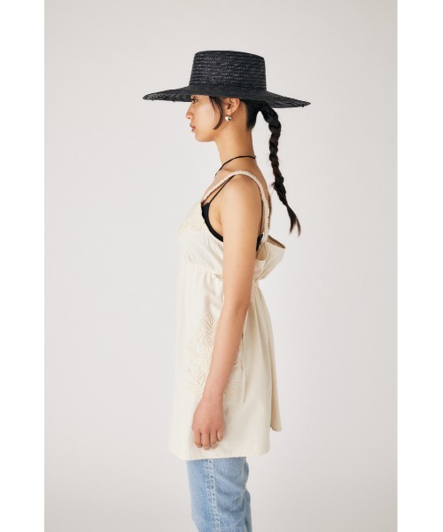 M_(エムアンダーバー)の「【M_】EMBROIDERY キャミソール M_(エムアンダーバー)の「【M_】EMBROIDERY キャミソール