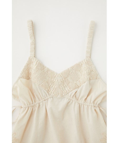 moussy M_EMBROIDERY CAMISOLE エムアンダーバー moussy M_EMBROIDERY CAMISOLE エムアンダーバー