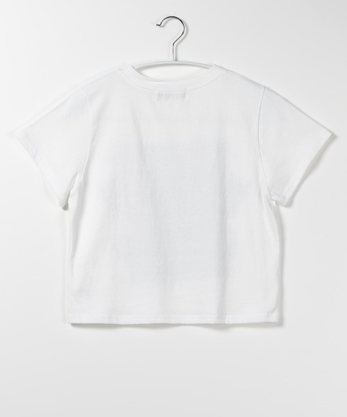 me+em select(ミームセレクト)の「WEEKレタリングクロップドTシャツ【 韓国製 】(Tシャツ/カットソー・レディース・ブラック/アイボリー・FREE)」の12枚目の写真
