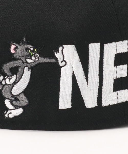 ニューエラ 59FIFTYトムとジェリー コラボ ブラック 7 5/8 59FIFTY A-Frame TOM and JERRY トムとジェリー ブラック | ニューエラ