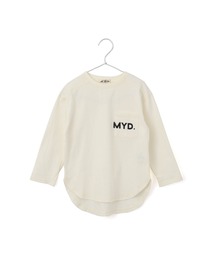 MAKE YOUR DAY（メイクユアデイ）の「MYDロゴ裾ラウンド長袖Tシャツ■150.160cm（Tシャツ/カットソー・キッズ）」