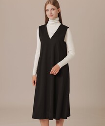 MACKINTOSH LONDON | ダブルフェイスVネックワンピース(ワンピース)