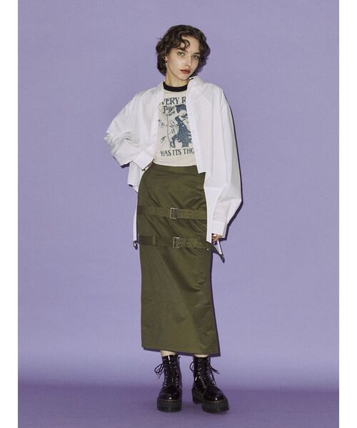 jouetie(ジュエティ)の「ガーターシャツ(シャツ/ブラウス・レディース・オフホワイト/ピンク/ブルー・MEDIUM)」の8枚目の写真