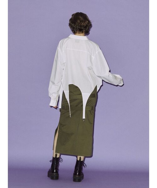 jouetie(ジュエティ)の「ガーターシャツ(シャツ/ブラウス・レディース・オフホワイト/ピンク/ブルー・MEDIUM)」の10枚目の写真