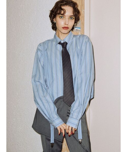 jouetie(ジュエティ)の「ガーターシャツ(シャツ/ブラウス・レディース・オフホワイト/ピンク/ブルー・MEDIUM)」の12枚目の写真