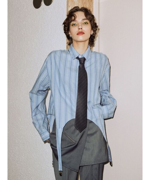 jouetie(ジュエティ)の「ガーターシャツ(シャツ/ブラウス・レディース・オフホワイト/ピンク/ブルー・MEDIUM)」の13枚目の写真