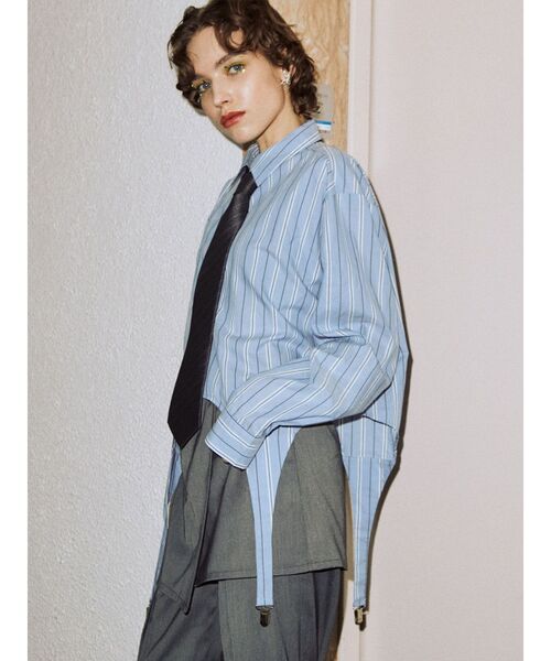 jouetie(ジュエティ)の「ガーターシャツ(シャツ/ブラウス・レディース・オフホワイト/ピンク/ブルー・MEDIUM)」の15枚目の写真