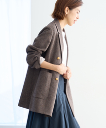 IENA（イエナ）の「杢ツイード W前ジャケット（テーラードジャケット