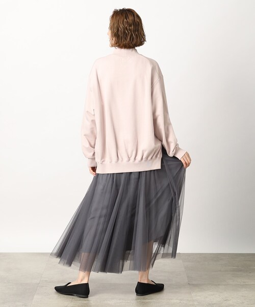 Lee(リー)の「Lee モックネックスウェット(スウェット・レディース・ベビーピンク/グレー/チャコールグレー・02)」の14枚目の写真