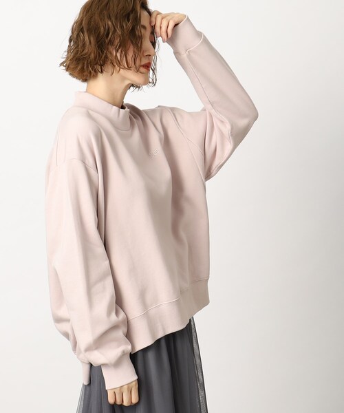 Lee(リー)の「Lee モックネックスウェット(スウェット・レディース・ベビーピンク/グレー/チャコールグレー・02)」の17枚目の写真