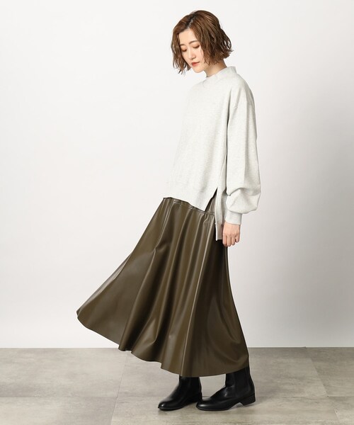 Lee(リー)の「Lee モックネックスウェット(スウェット・レディース・ベビーピンク/グレー/チャコールグレー・02)」の20枚目の写真