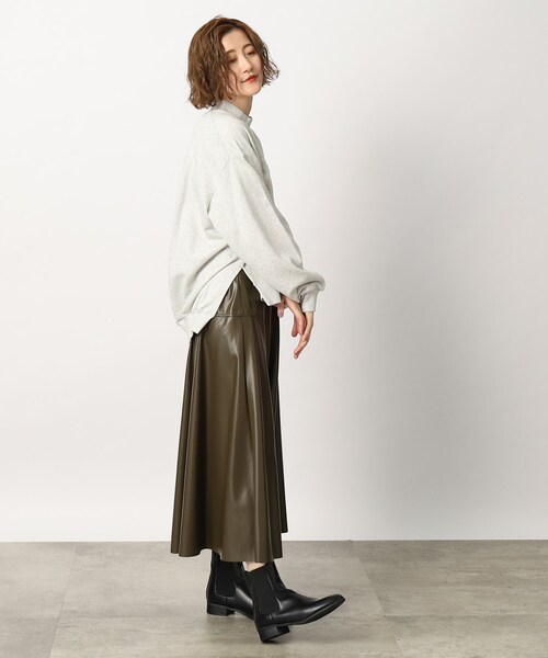 Lee(リー)の「Lee モックネックスウェット(スウェット・レディース・ベビーピンク/グレー/チャコールグレー・02)」の21枚目の写真