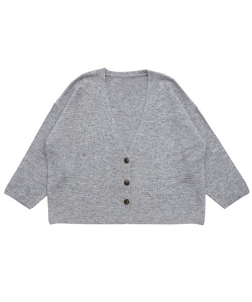 セール】【新色追加】スリーブリンキングVネックカーディガン