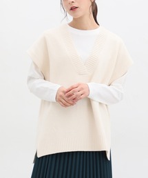 Ｔシャツ付Ｖネックベスト