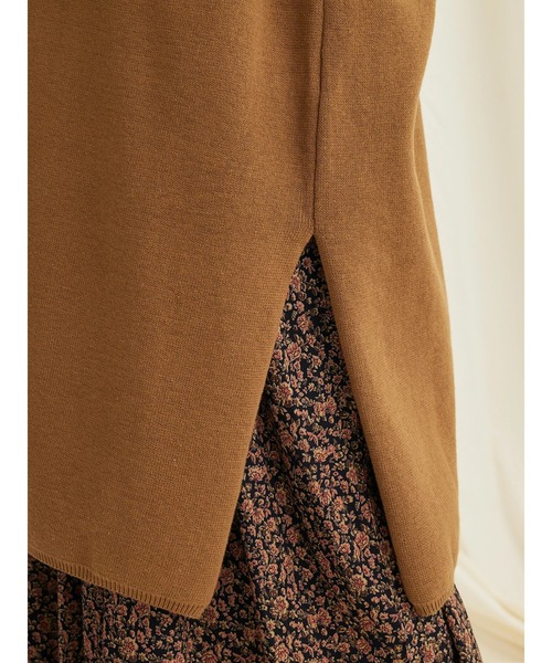 CRAFT STANDARD BOUTIQUE(クラフトスタンダードブティック)の「ジレニットワンピース ◆(ベスト・レディース・キャメル/ブラック/ベージュ・M/L)」の14枚目の写真