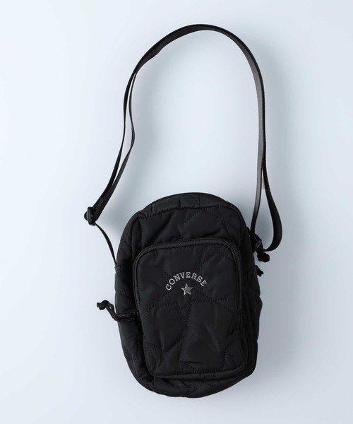 CONVERSE(コンバース)の「【CONVERSE】キルティングミニショルダーバッグ(ショルダーバッグ・レディース・ライトベージュ/ブラック・ONE SIZE)」の9枚目の写真