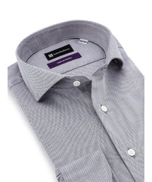 【ノンアイロン】長袖ワイシャツ【アーバン】デニムライク　ブラック/グレー/ブラウン/ブルー