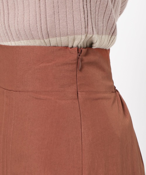 mysty woman（ミスティウーマン）の「サイドドロストペプラムスカート 982618（スカート・レディース・アイボリー/ブラック/ブラウン・FREE）」の11枚目の写真