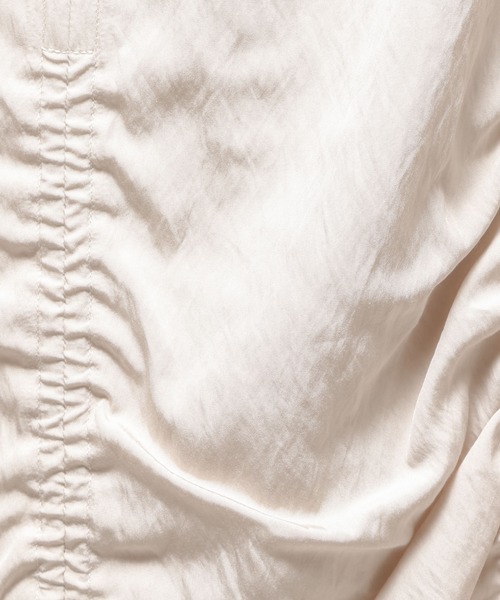 mysty woman（ミスティウーマン）の「サイドドロストペプラムスカート 982618（スカート・レディース・アイボリー/ブラック/ブラウン・FREE）」の7枚目の写真