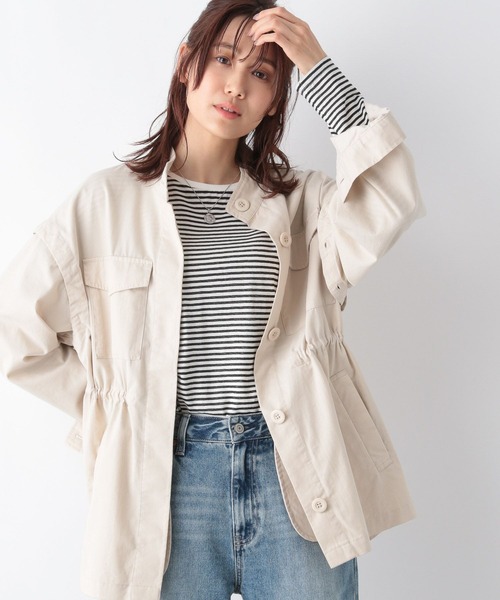 GLOBAL WORK（グローバルワーク）の「シアーボーダーT長袖