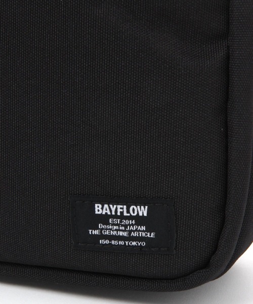 BAYFLOW（ベイフロー）の「ボックスショルダーバッグ（ショルダーバッグ・メンズ・ベージュ/ブラック/ネイビー/クリアブルー・FREE）」の9枚目の写真