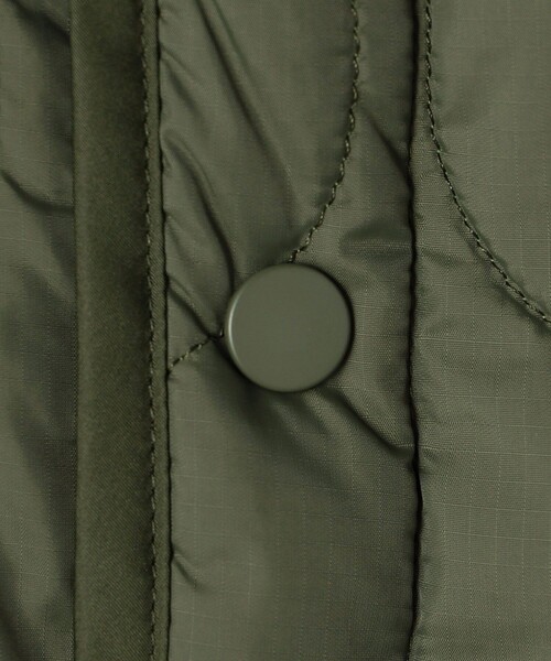 FREAK'S STORE（フリークスストア）の「限定展開 キッズ キルティングジャケット / KIDS 子供服 中わた ミリタリーブルゾン / ノーカラージャケット（ブルゾン・キッズ・ブラック/オリーブ・150/120/130/140/110）」の7枚目の写真