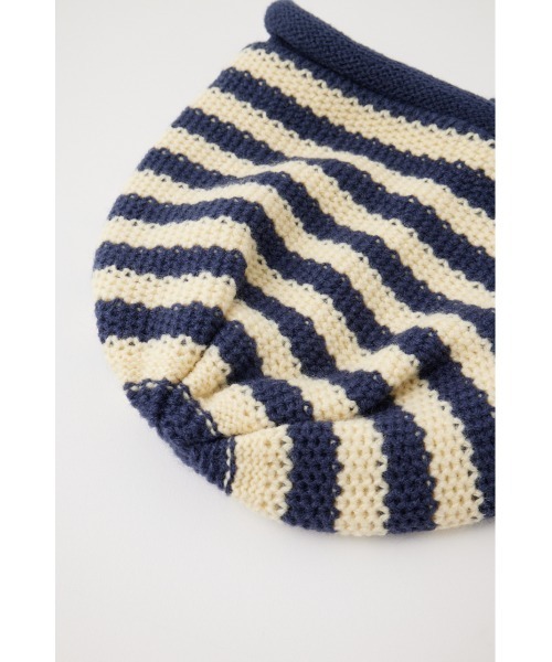 MOUSSY（マウジー）の「LOW GAUGE KNIT ビーニー（ニットキャップ/ビーニー・レディース・オレンジ系その他/ブラック/ブルー系その他・FREE）」の12枚目の写真