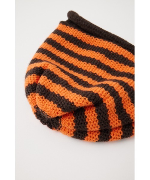 MOUSSY（マウジー）の「LOW GAUGE KNIT ビーニー（ニットキャップ/ビーニー・レディース・オレンジ系その他/ブラック/ブルー系その他・FREE）」の16枚目の写真