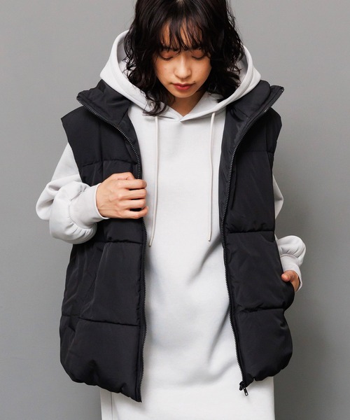 mili an deni(ミリアンデニ)の「裏起毛フード付きマーメイドワンピース(ワンピース・レディース・ブラック/アッシュグレー/ネイビー/オートミール・L/M)」の17枚目の写真