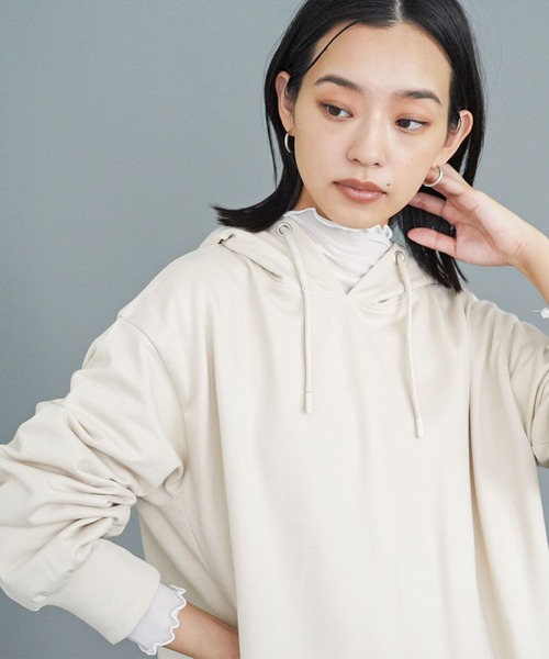 セール】裏起毛フード付きマーメイドワンピース（ワンピース）｜mili